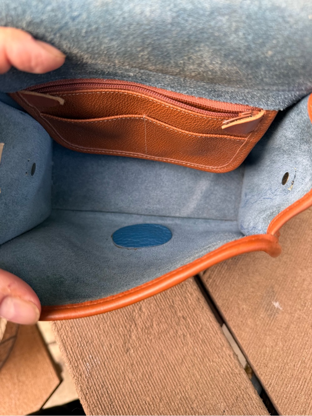 Dooney & Bourke Essex Collection Crossbody Bag In French Blue - Picture 8 of 16